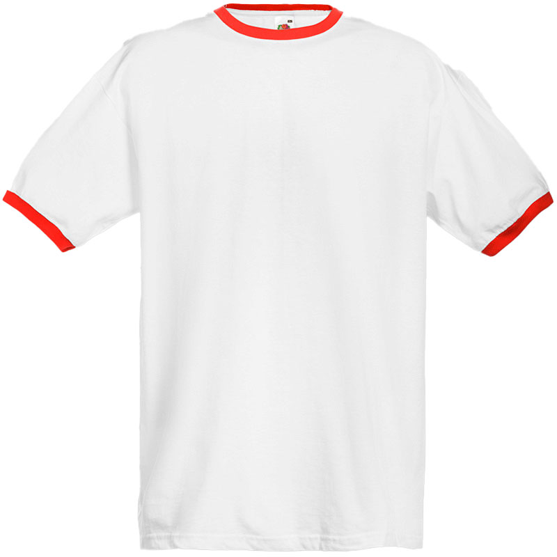 Camiseta Bicolor Ringer Hombre Frontal